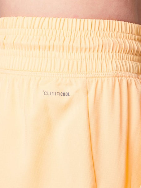 adidas Womens Spring Club Short - Yellow