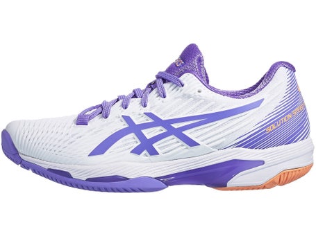 Asics Solution Speed FF 2 AC White/Amethyst Womens Shoe | Total Padel
