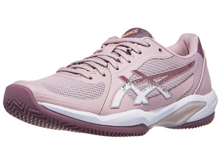 Chaussures Femme Asics Solution Swift FF 2 Rose White TERRE BATTUE