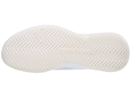  adidas Women's Adizero Ubersonic 4 Tennis Shoe, White/Silver  Metallic/Grey, 5