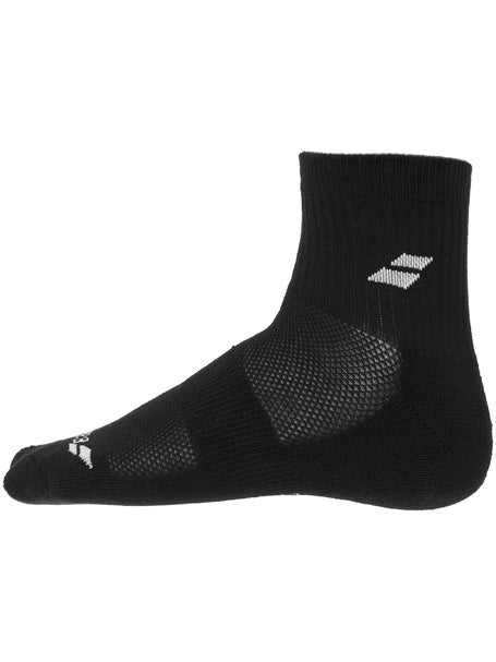 Babolat 3 Pairs Pack Quarter Sock Black