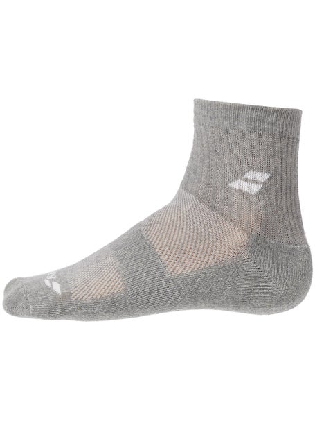 Babolat 3 Pairs Pack Quarter Sock White/Blue/Grey