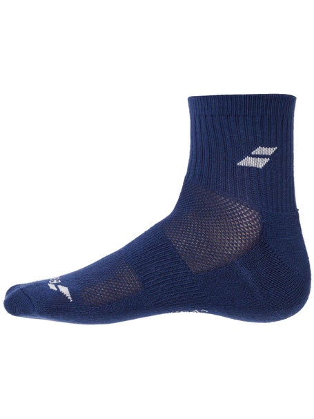 Babolat 3 Pairs Pack Quarter Sock White/Blue/Grey