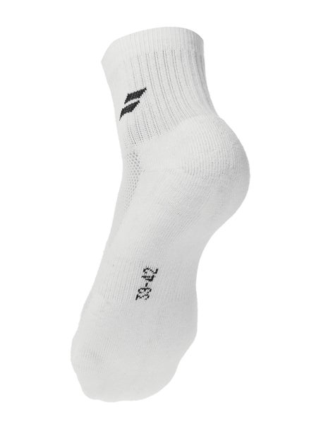 Babolat 3 Pairs Pack Quarter Sock White