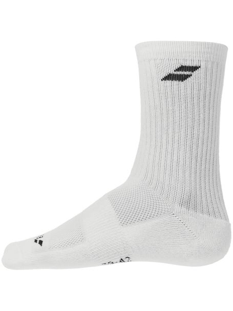 Babolat 3 Pairs Pack Crew Sock White