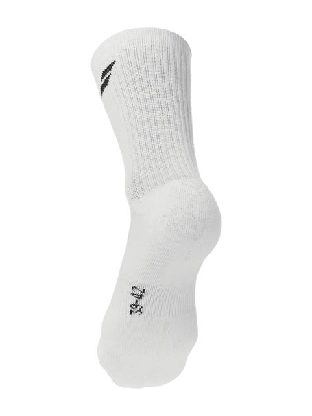 Babolat 3 Pairs Pack Crew Sock White