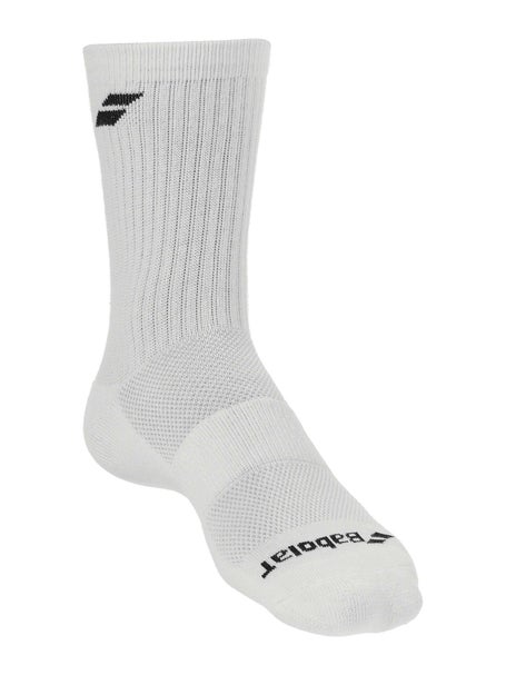 Babolat 3 Pairs Pack Crew Sock White