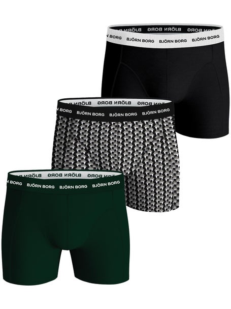 Bjorn Borg Mens Summer Cotton Stretch 3-Pack Boxer