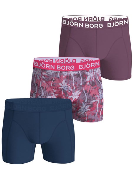 Bjorn Borg Mens Summer Cotton Stretch 3-Pack Boxer