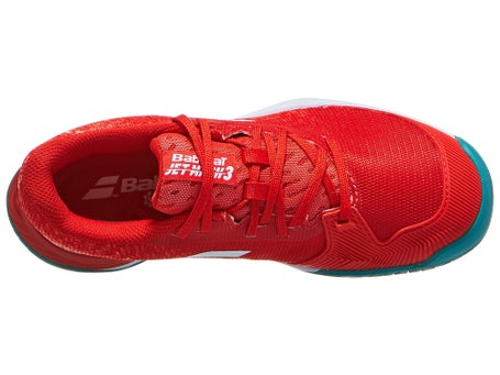 Babolat Jet Mach III AC\Fiesta Red Junior Shoes