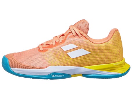 Babolat Jet Mach III Clay\Coral/Gold Fusion Junior Shoe