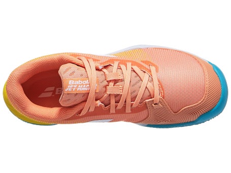 Babolat Jet Mach III Clay\Coral/Gold Fusion Junior Shoe