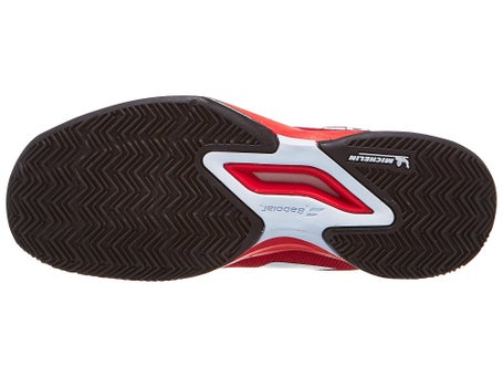 Babolat Jet Mach III Clay\Cherry Tomato/Wh Junior Shoe
