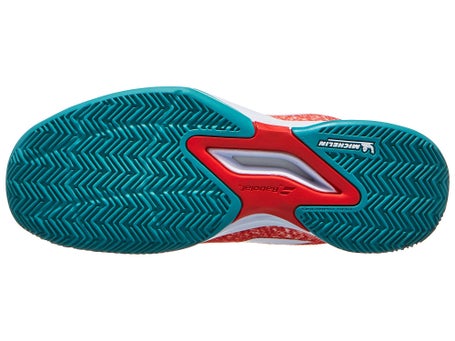 Babolat Jet Mach III Clay\Fiesta Red Junior Shoes