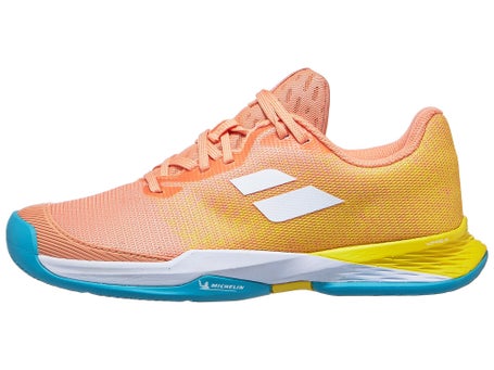 Babolat Jet Mach III AC\Coral/Gold Fusion Junior Shoes