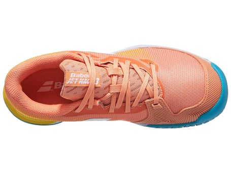 Babolat Jet Mach III AC\Coral/Gold Fusion Junior Shoes