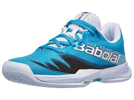 Babolat Jet Premura 2 Padel\Cyan Blue/White Junior Shoe