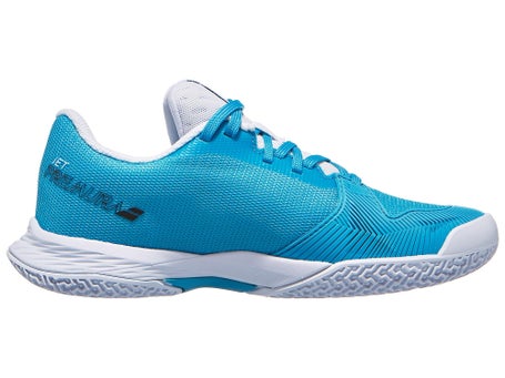 Babolat Jet Premura 2 Padel\Cyan Blue/White Junior Shoe