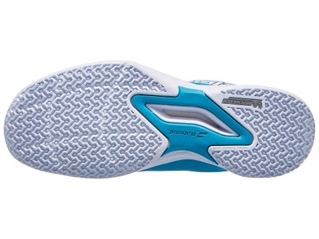 Babolat Jet Premura 2 Padel\Cyan Blue/White Junior Shoe