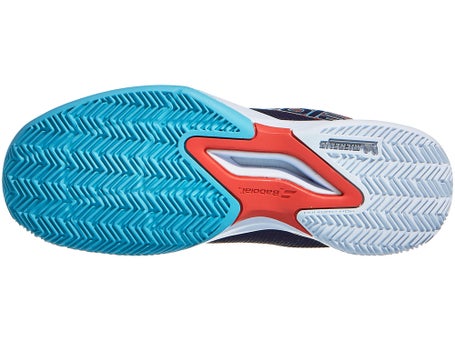 Babolat Jet Premura 2 Padel\Blue/Poppy Red Junior Shoes