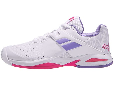 Babolat Propulse AC White/Lavender Junior Shoes Tennis Warehouse