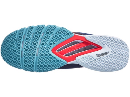 Babolat Jet Premura 2 Padel\Blue/Red Mens Shoes