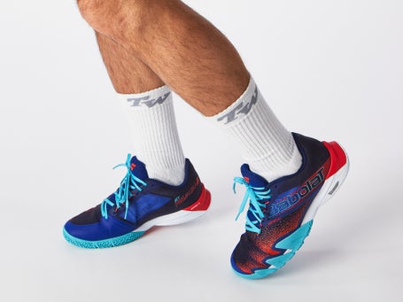 Babolat Jet Premura 2 Padel\Blue/Red Mens Shoes