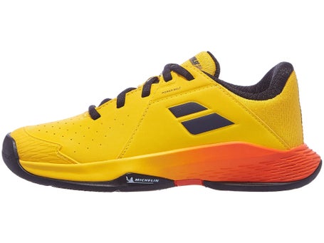 Chaussures Junior Babolat Propulse Yellow Sunset TOUTES SURFACES