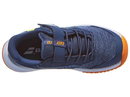 Babolat Pulsion AC Velcro\Blue/Yellow Junior Shoes