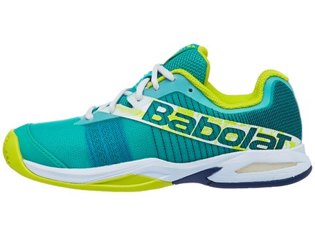Babolat Jet Premura Padel\Green/Yellow Junior Shoes