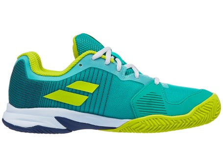 Babolat Jet Premura Padel\Green/Yellow Junior Shoes
