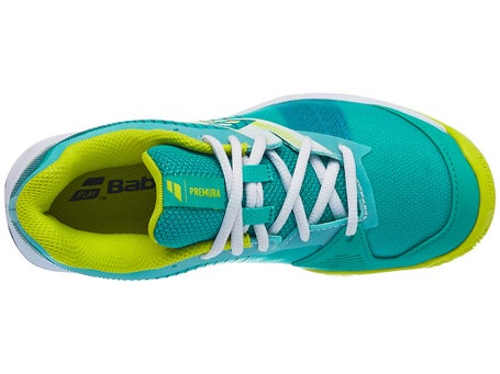 Babolat Jet Premura Padel\Green/Yellow Junior Shoes