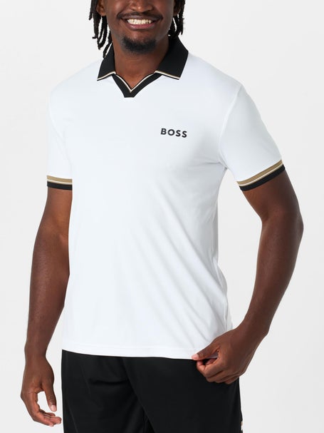 BOSS Mens Summer Tennis Berrettini Serve 2 Polo