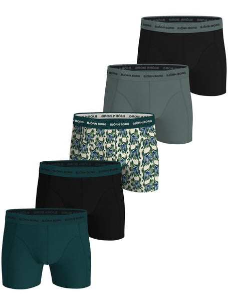 5 Boxer Bjorn Borg Cotton Stretch Autunno Uomo