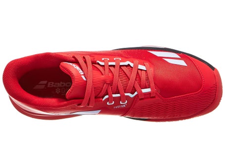 Babolat Jet Mach IV Clay\Cherry Tomato/White Men Shoes