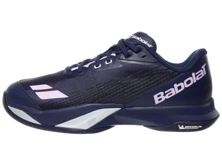 Babolat Jet Mach IV Wide AC\Dark Blue/White Mens Shoes