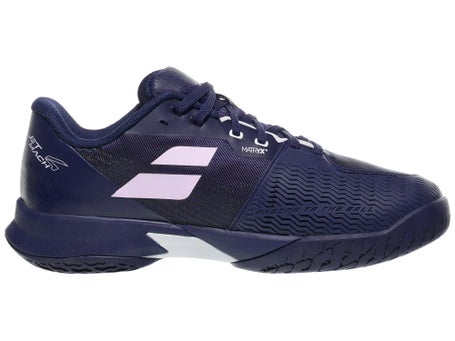 Babolat Jet Mach IV Wide AC\Dark Blue/White Mens Shoes