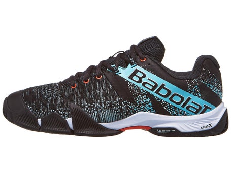 Babolat Jet Movea Padel\Black/Light Blue Mens Shoes