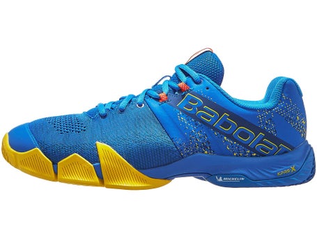 Babolat Jet Movea Padel\French Blue/Yellow Mens Shoes