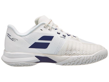 Babolat Jet Mach IV AC\Cream/Dark Blue Mens Shoes