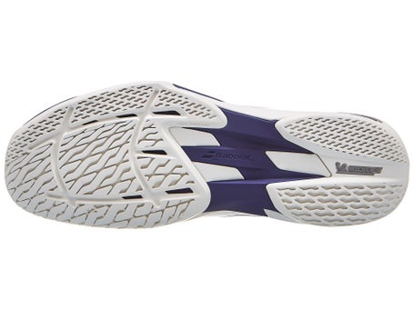 Babolat Jet Mach IV AC\Cream/Dark Blue Mens Shoes