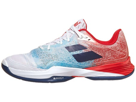 Babolat Jet Mach III AC\White/Blue Mens Shoes