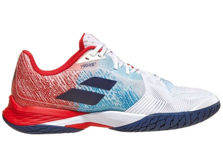 Babolat Jet Mach III AC\White/Blue Mens Shoes