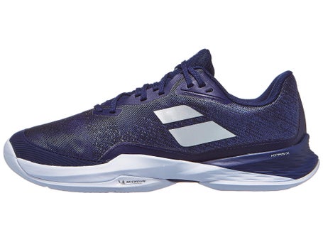 Babolat Jet Mach III AC\Dark Blue/Silver Mens Shoes