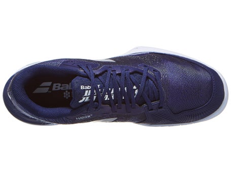 Babolat Jet Mach III AC\Dark Blue/Silver Mens Shoes
