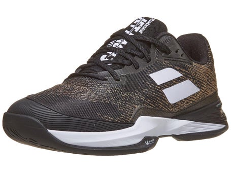 Chaussures Homme Babolat Jet Mach III LARGE Noir Blanc TOUTES SURFACES
