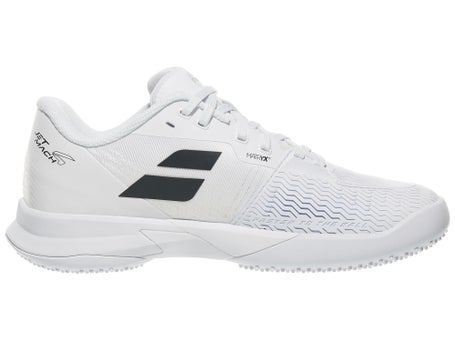 Babolat Jet Mach IV Wimbledon RASEN Herrenschuh Weiß Schwarz