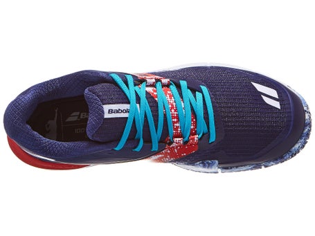 Babolat Jet Movea 2 Padel\Dark Blue/Chilli Red Men Shoe