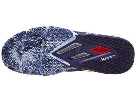 Babolat Jet Movea 2 Padel\Dark Blue/Chilli Red Men Shoe