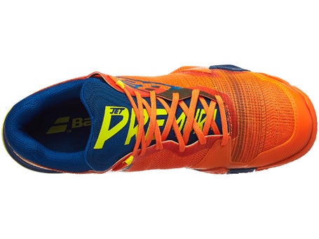 Babolat Jet Premura Padel\Orange/Dark Blue Mens Shoes